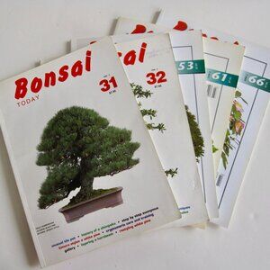 BONSAI TODAY Magazine Lot of 5 Issues 31 32 53 61 66 Vintage 1994 1998 - 2000